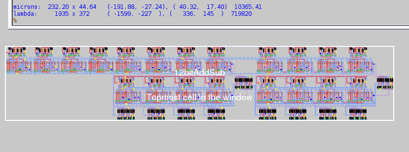 12-bit Adder-Subtractor